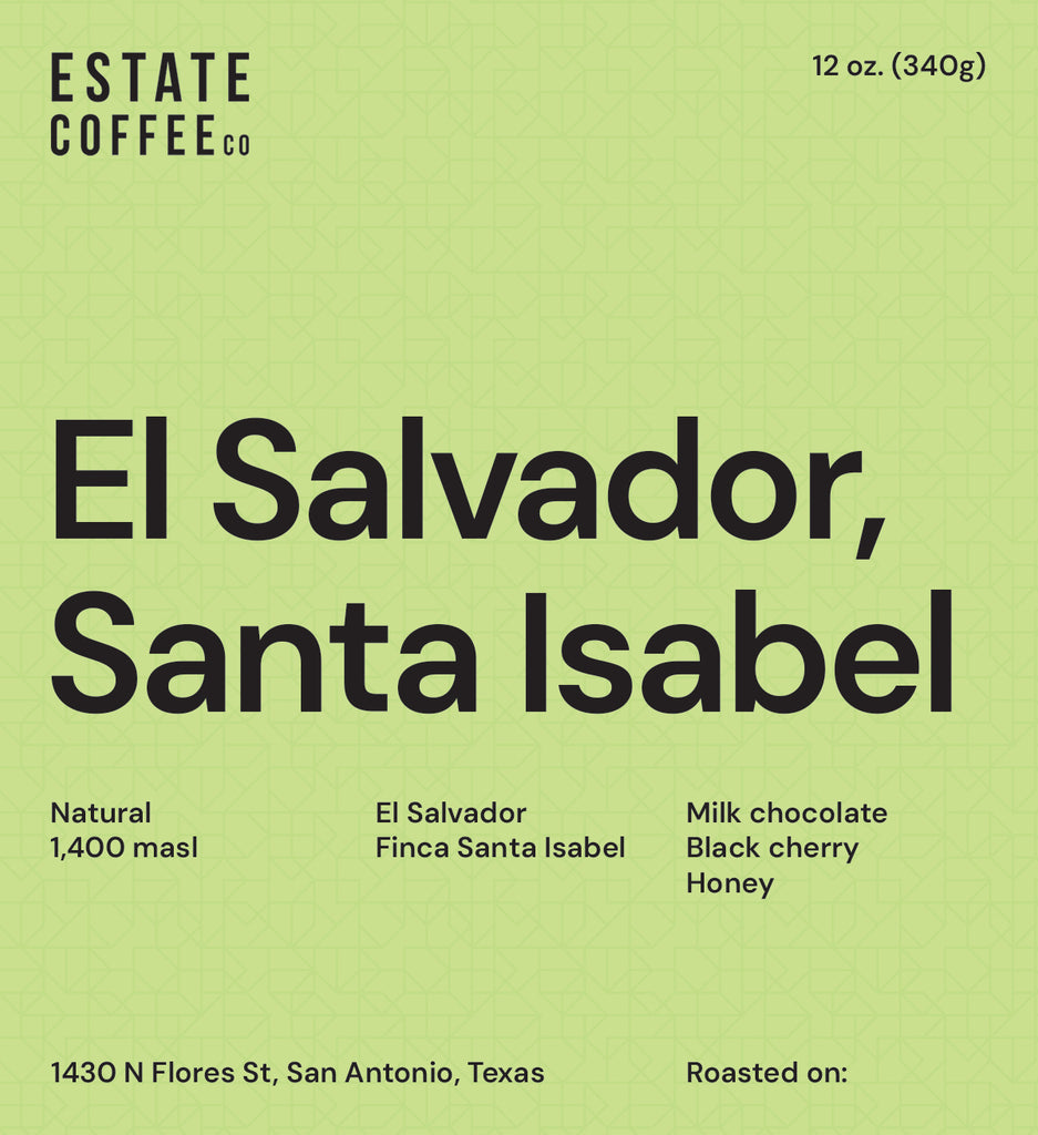 Santa Isabel - El Salvador (Natural Process)